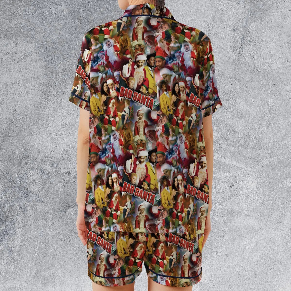 Satin Short-Sleeve Pajamas Set - EJ8Y7L3E