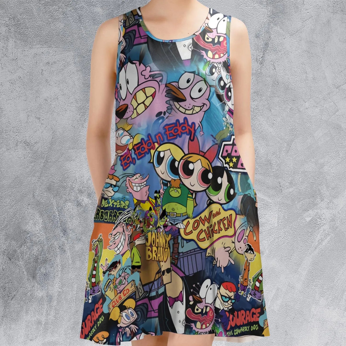 Sleeveless Dress - Q7GTYLRM
