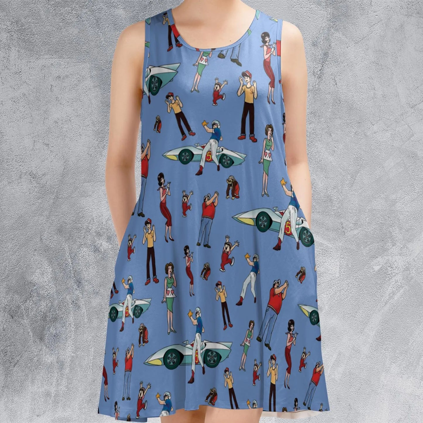 Sleeveless Dress - U9M7MGGB