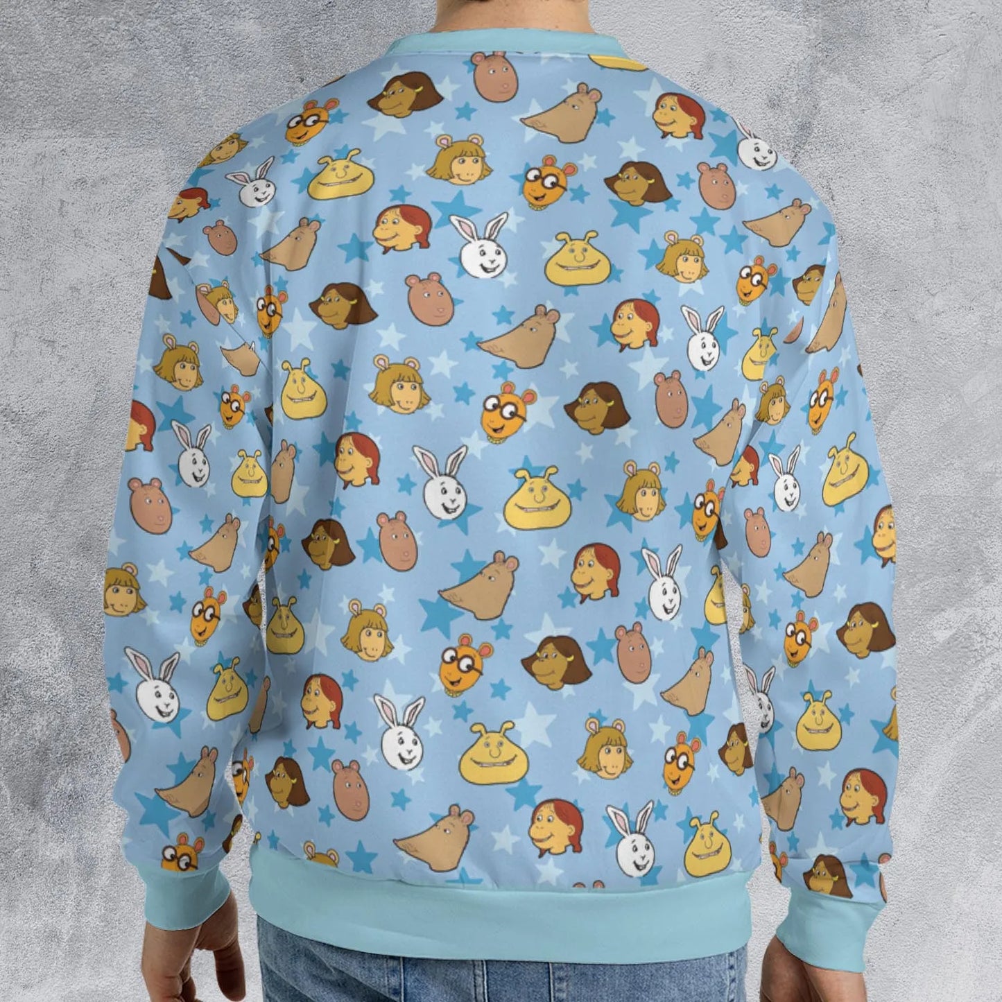 All-over Print Sweatshirt - SMYK7C73