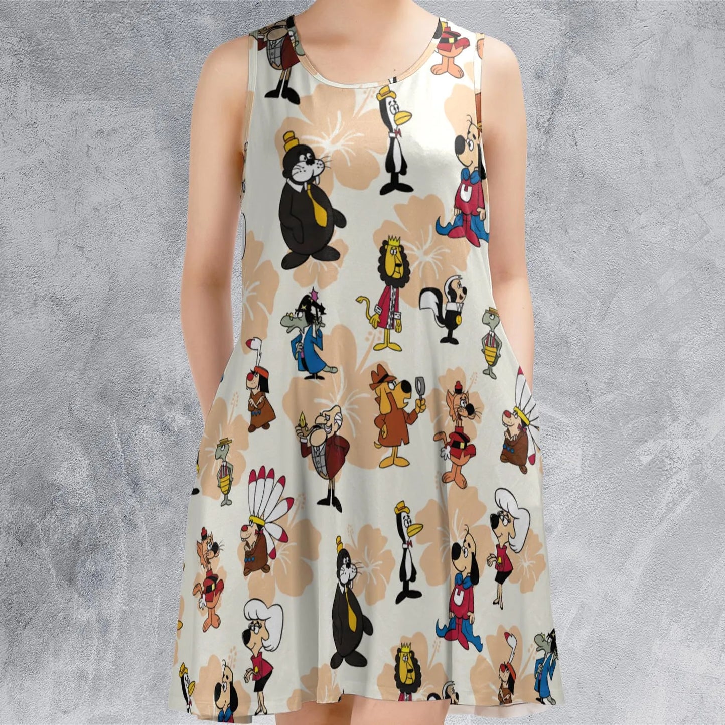 Sleeveless Dress - LSFG3GAE