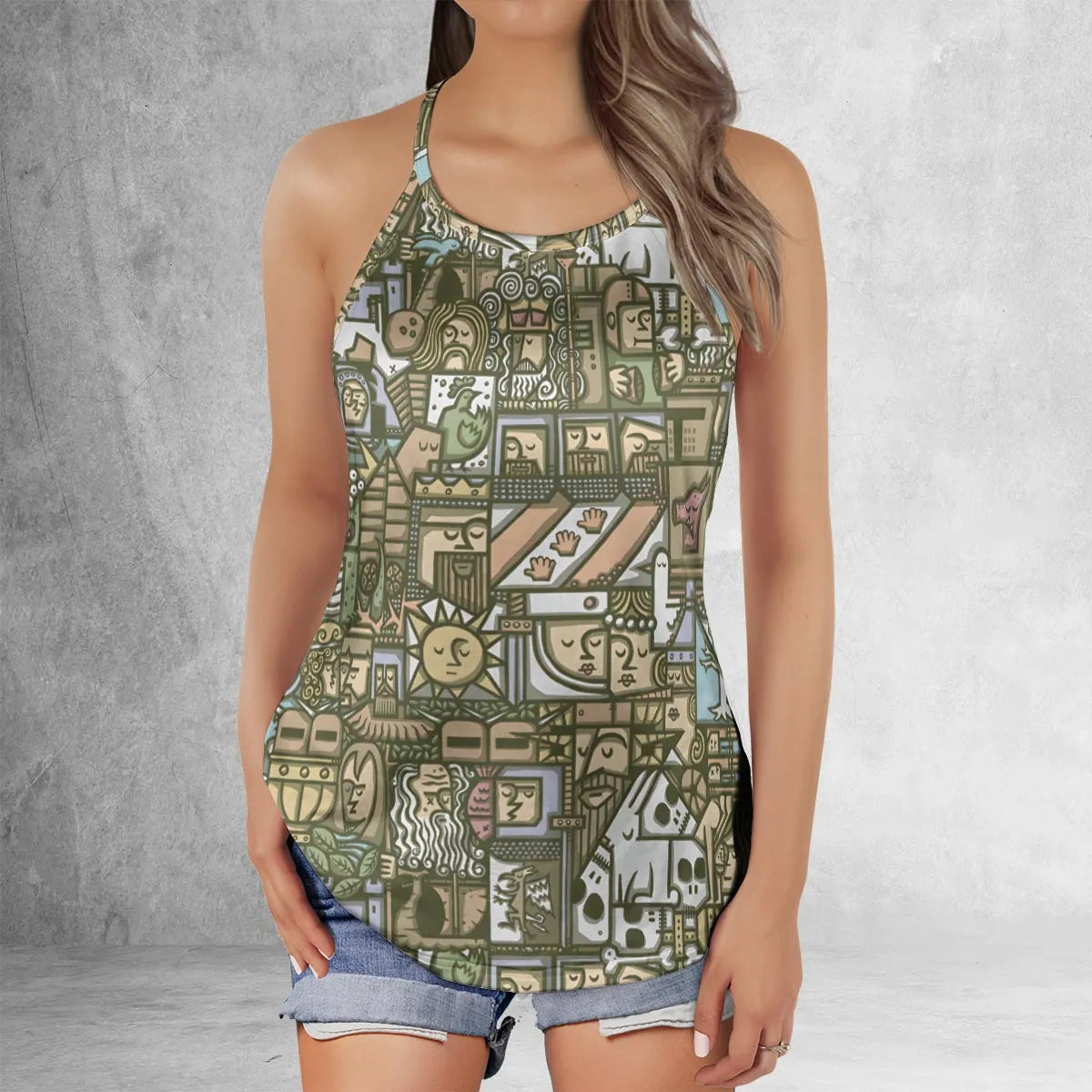 Criss Cross Tank Top - 2EWQL3MA