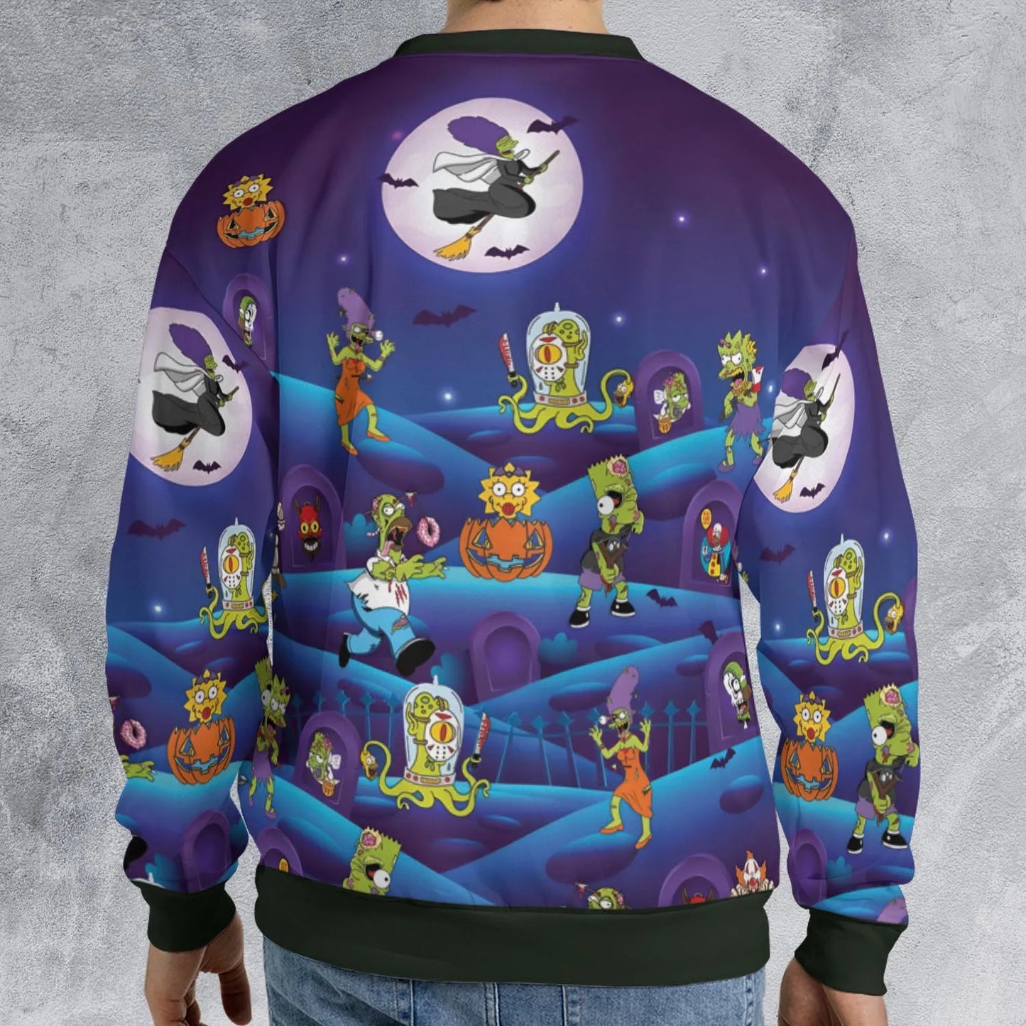 All-over Print Sweatshirt - SH6YLFYV