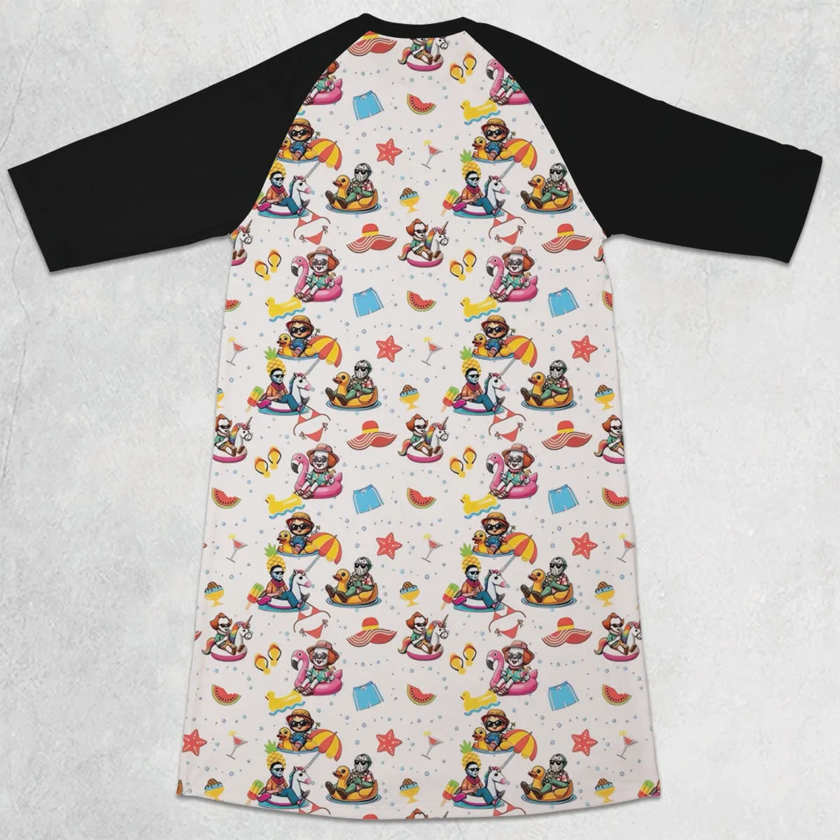 3/4 Sleeve Raglan Dress - TGT13G24