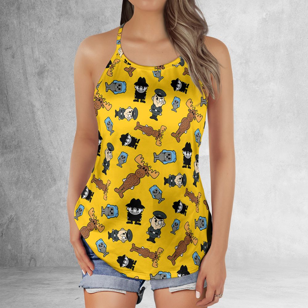 Criss Cross Tank Top - VBZXTQ58 -  - 2
