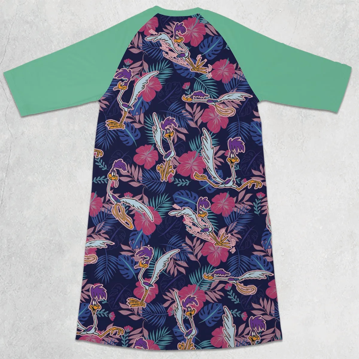 3/4 Sleeve Raglan Dress - 2ZK681FR
