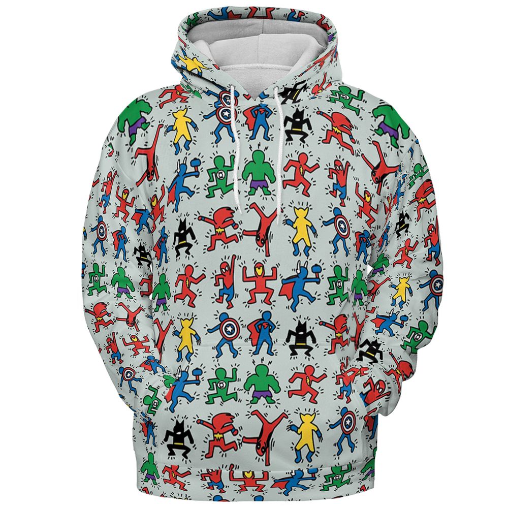 All-over Print Hoodie - 934LH4GT -  - 2