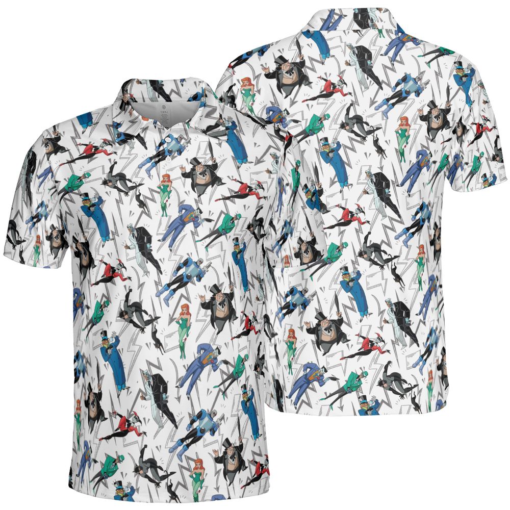 AOP Men/Women Polo Shirt -  - 2