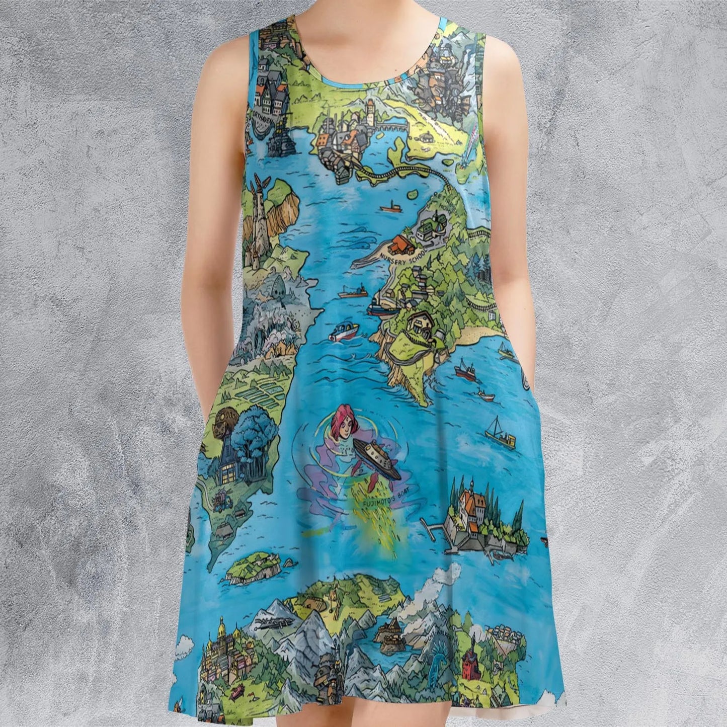 Sleeveless Dress - 8SX79G6W