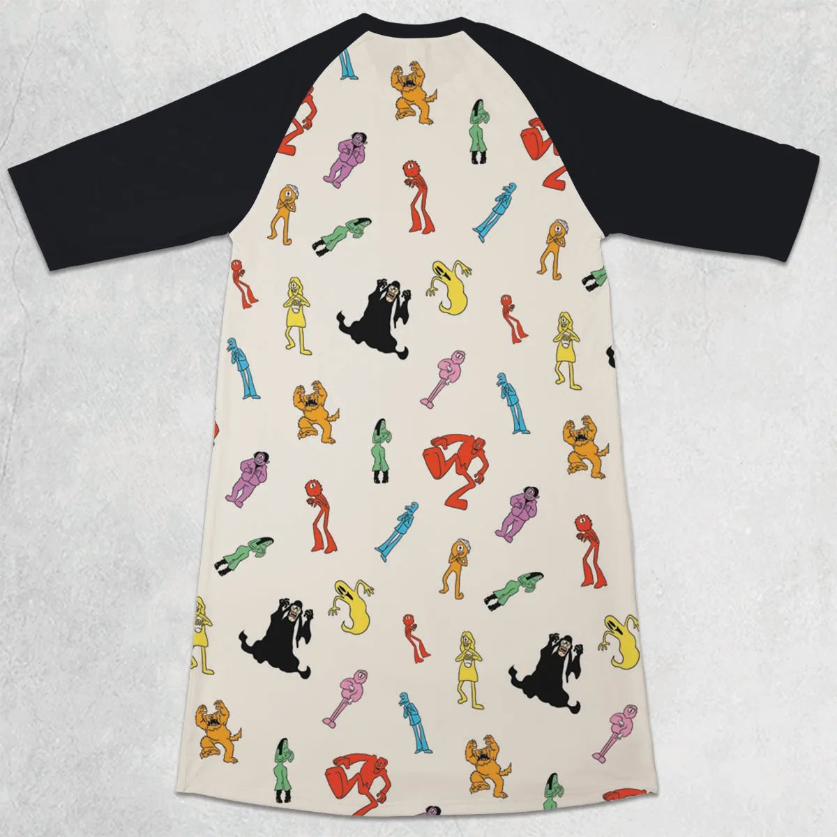 3/4 Sleeve Raglan Dress - UTYC19Y8