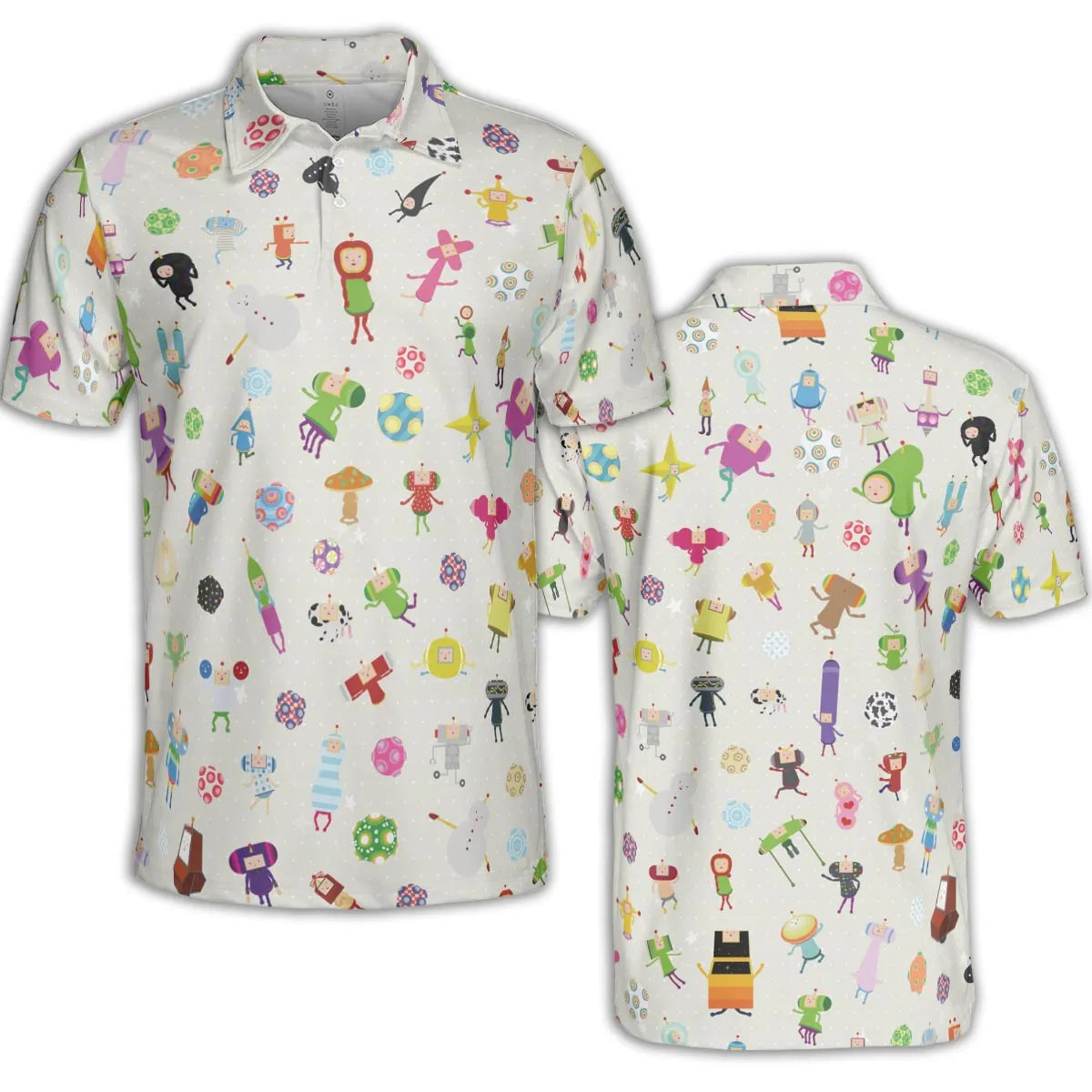 AOP Men/Women Polo Shirt - 37445PUV