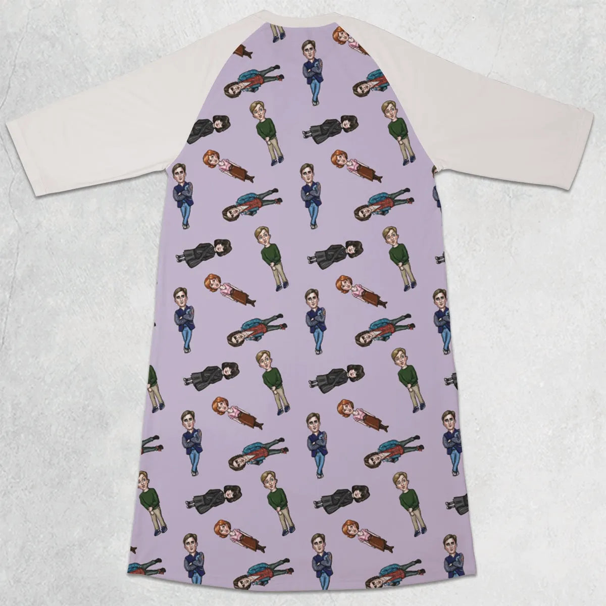 3/4 Sleeve Raglan Dress - BJZ23JZN