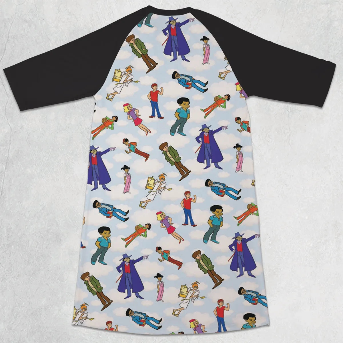 3/4 Sleeve Raglan Dress - 83HZMXGV