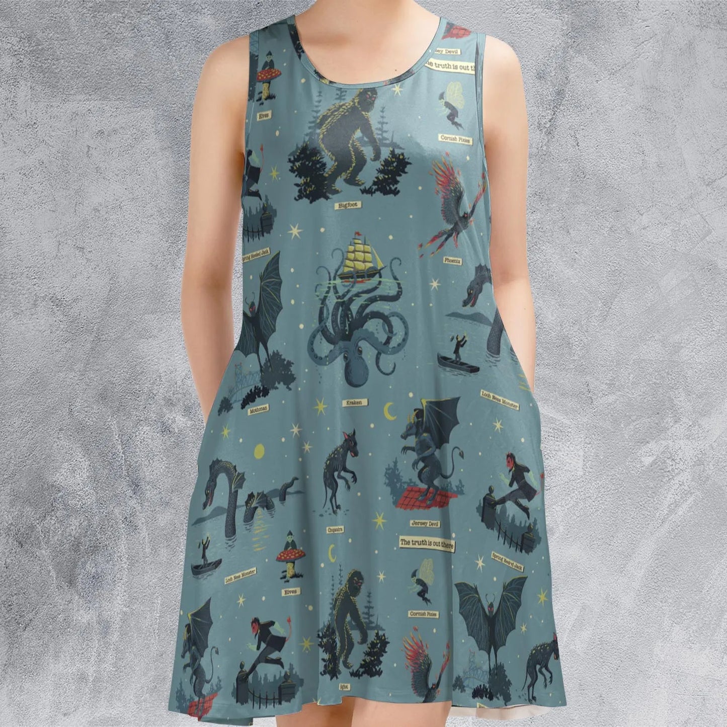 Sleeveless Dress - T74VNBPK