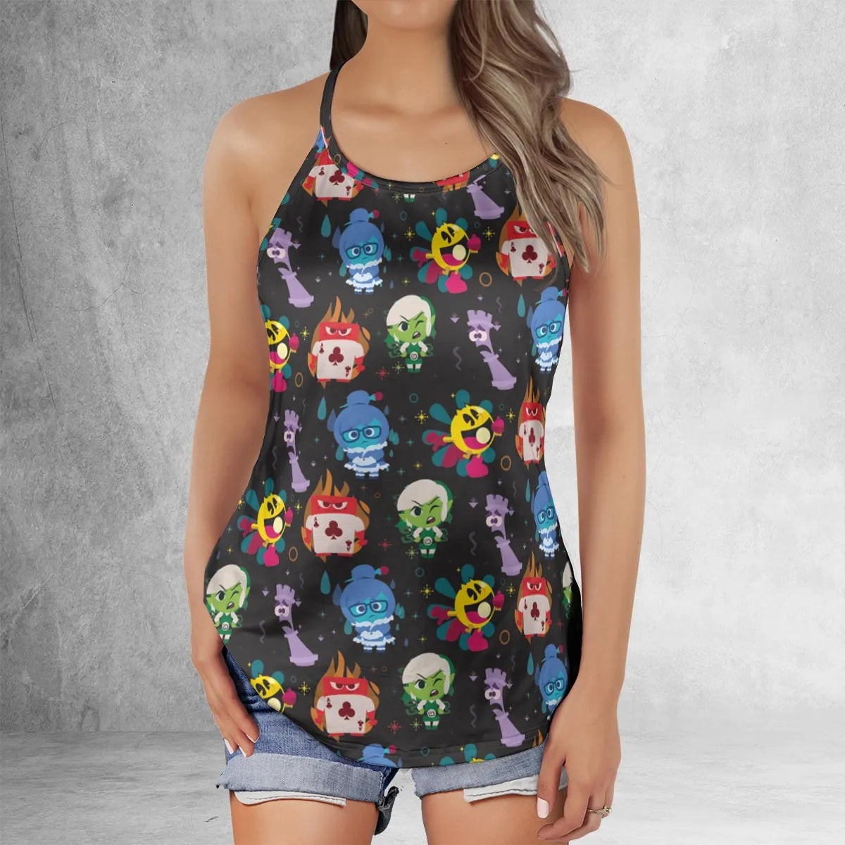Criss Cross Tank Top - 6FJTFSNP