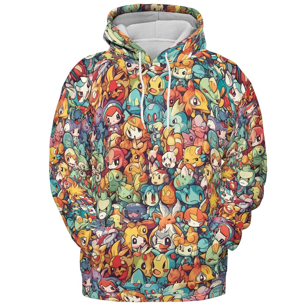 All-over Print Hoodie - 58DQKZSV -  - 2