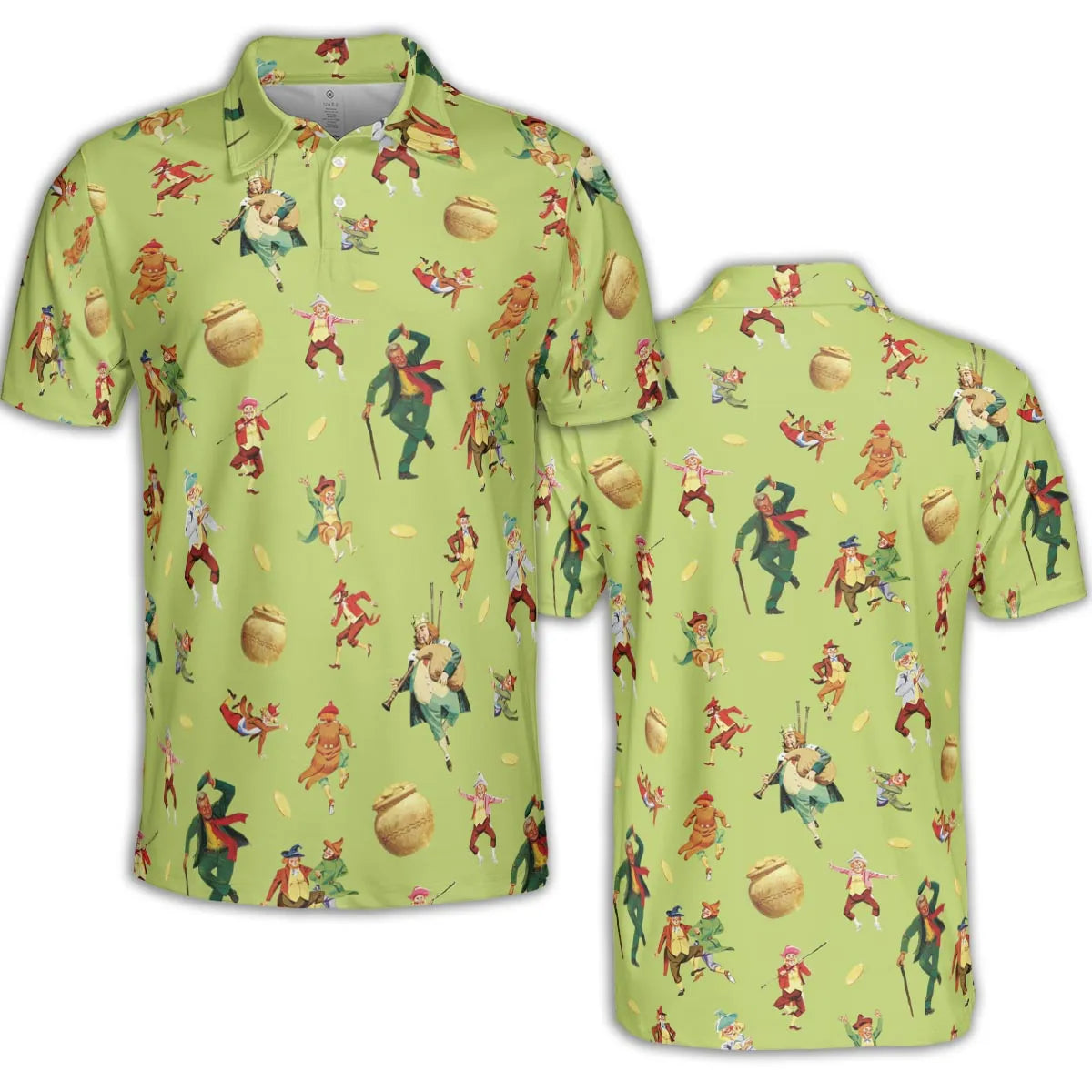 AOP Men/Women Polo Shirt - W1BUTV3D