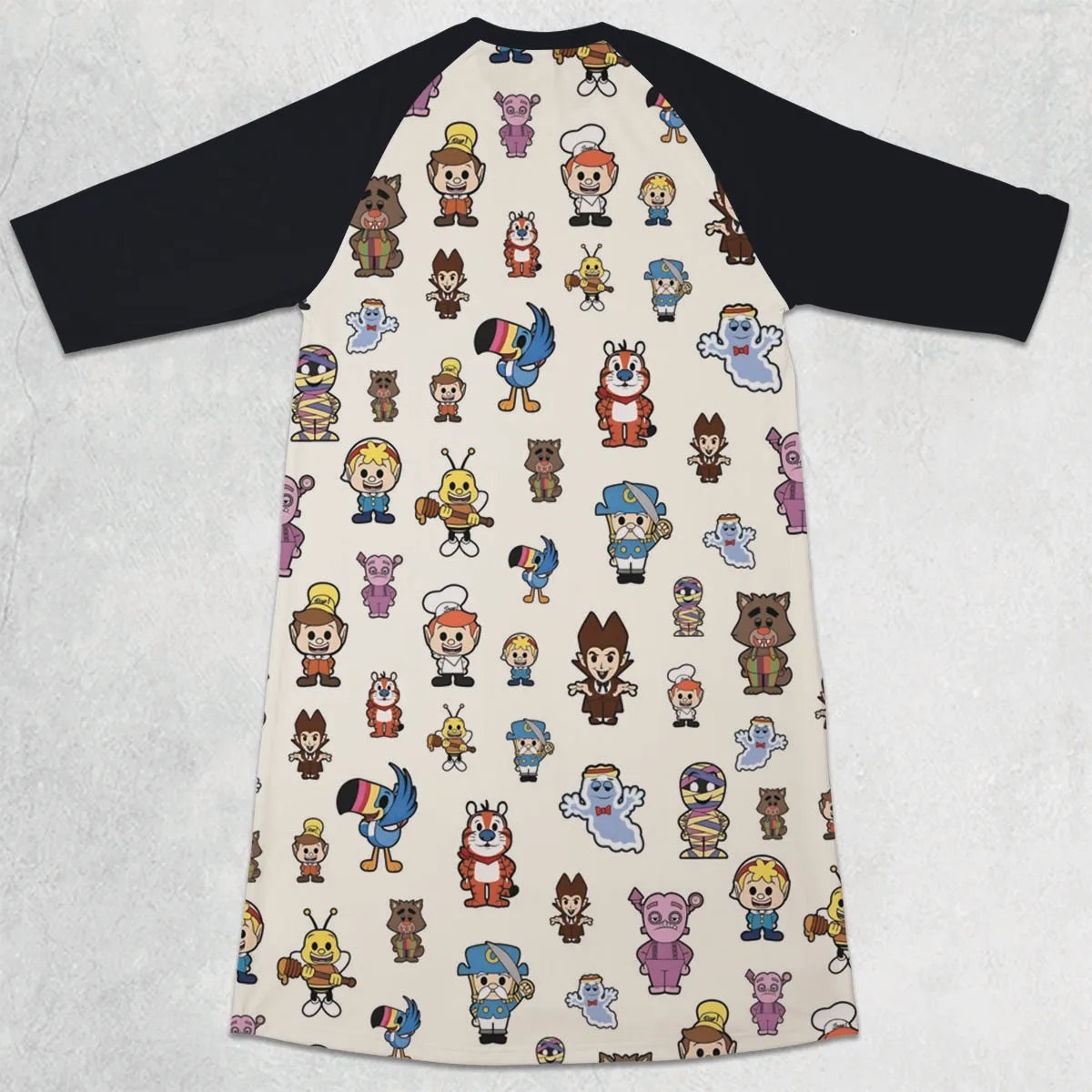 3/4 Sleeve Raglan Dress - D2LQ4TWG