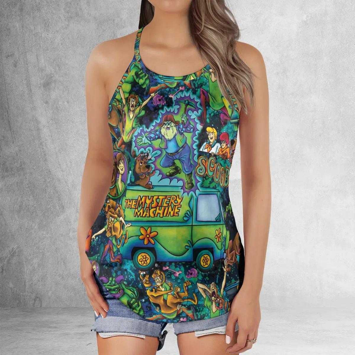 Criss Cross Tank Top - 67Q1W2UV