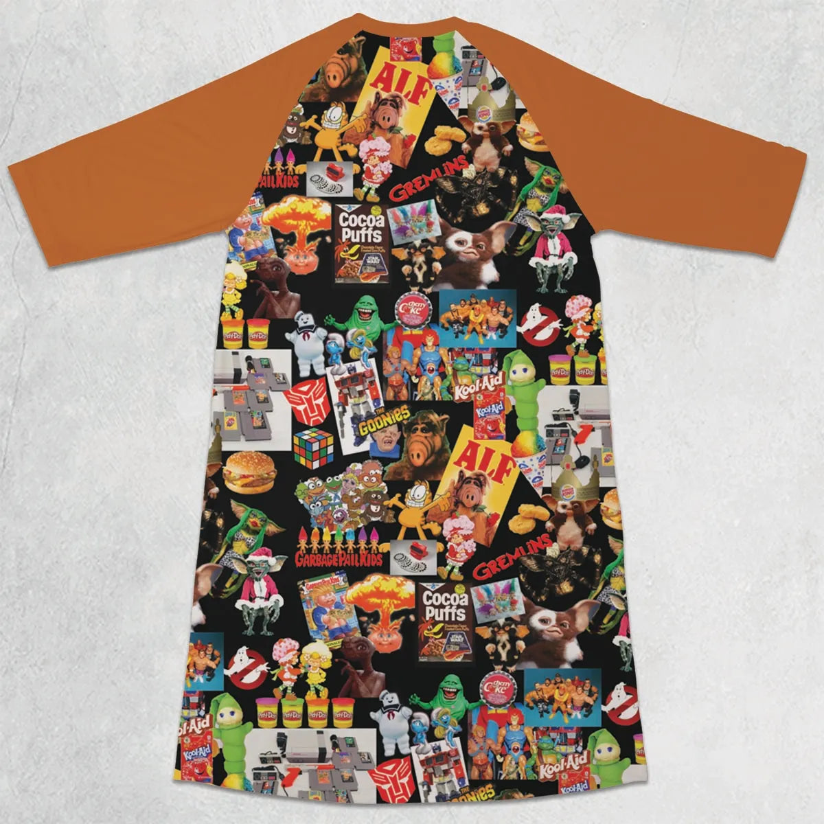 3/4 Sleeve Raglan Dress - YBNZXSCN