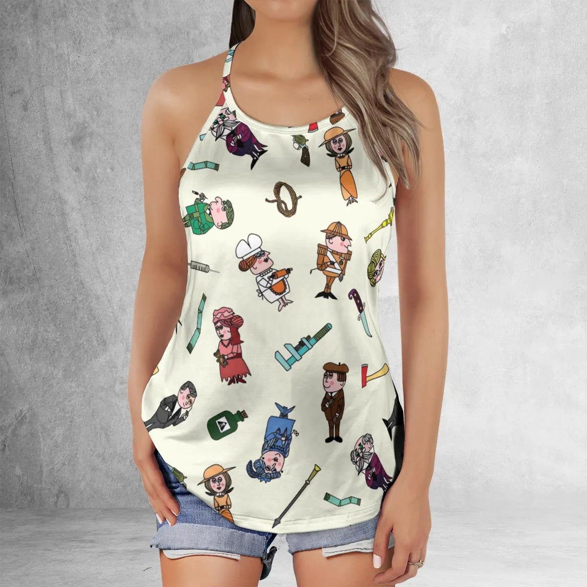 Criss Cross Tank Top - A1GDAA1L