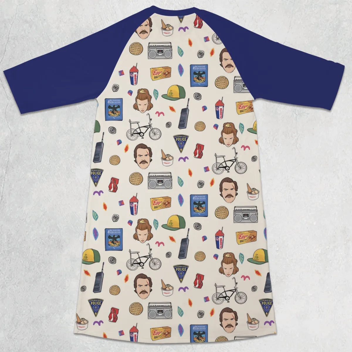 3/4 Sleeve Raglan Dress - X53CWAFS