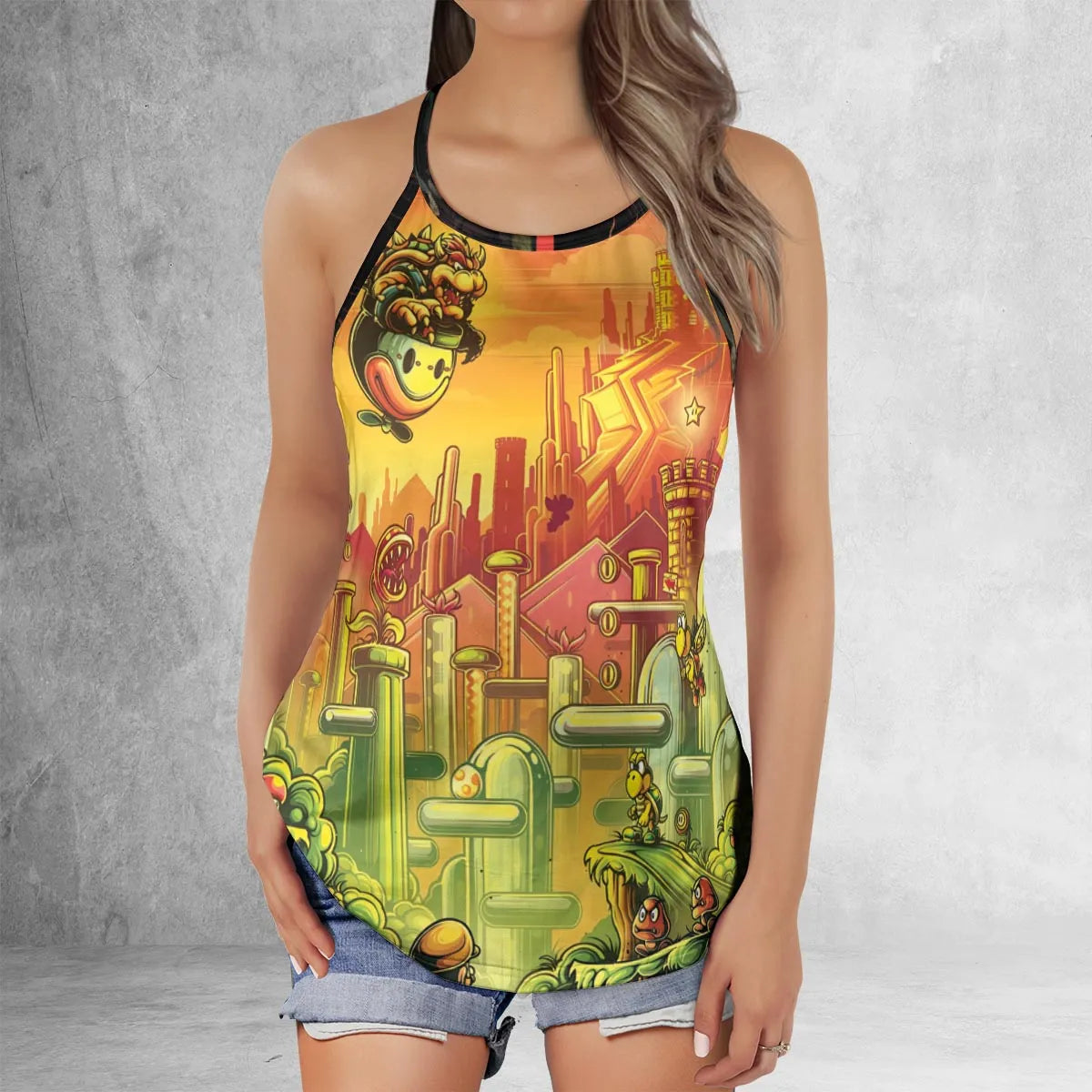 Criss Cross Tank Top - 1HTDCHUM
