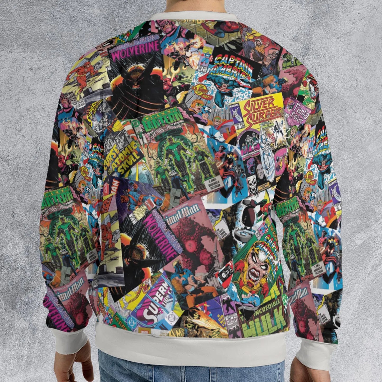 All-over Print Sweatshirt - QVV9Z2DY