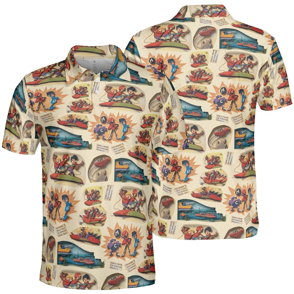 AOP Men/Women Polo Shirt - GFRXR22R -  - 2