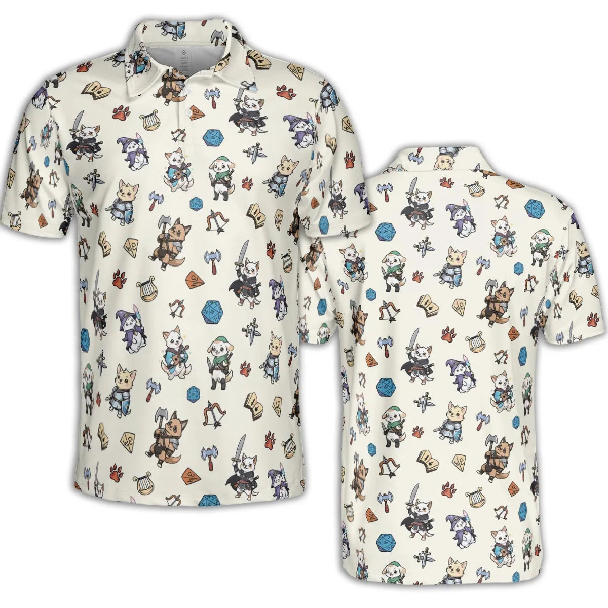 AOP Men/Women Polo Shirt - NPHL8CX3