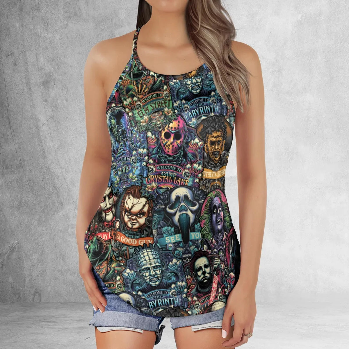 Criss Cross Tank Top - 2UEY7AAK