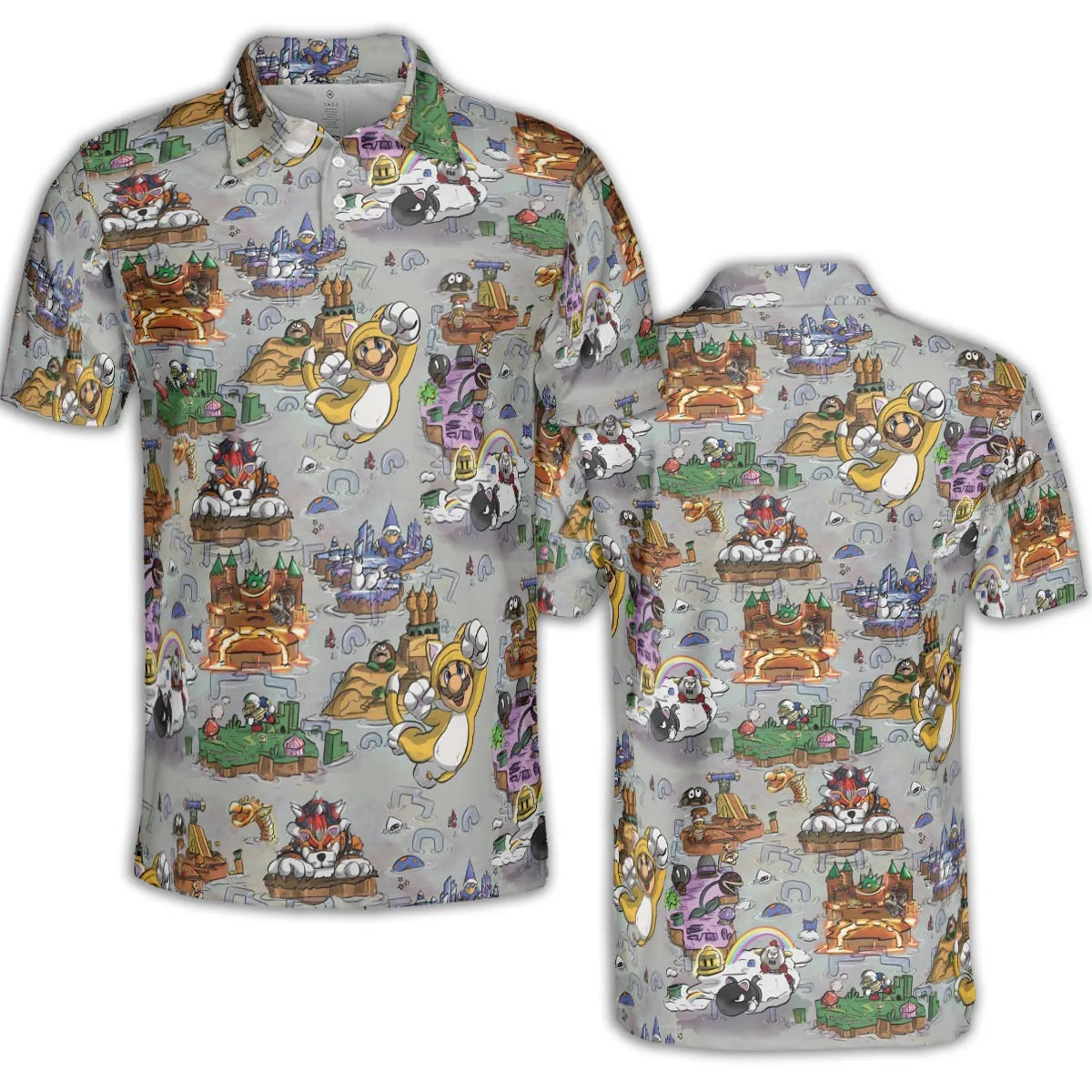 AOP Men/Women Polo Shirt - F9CQAKGB