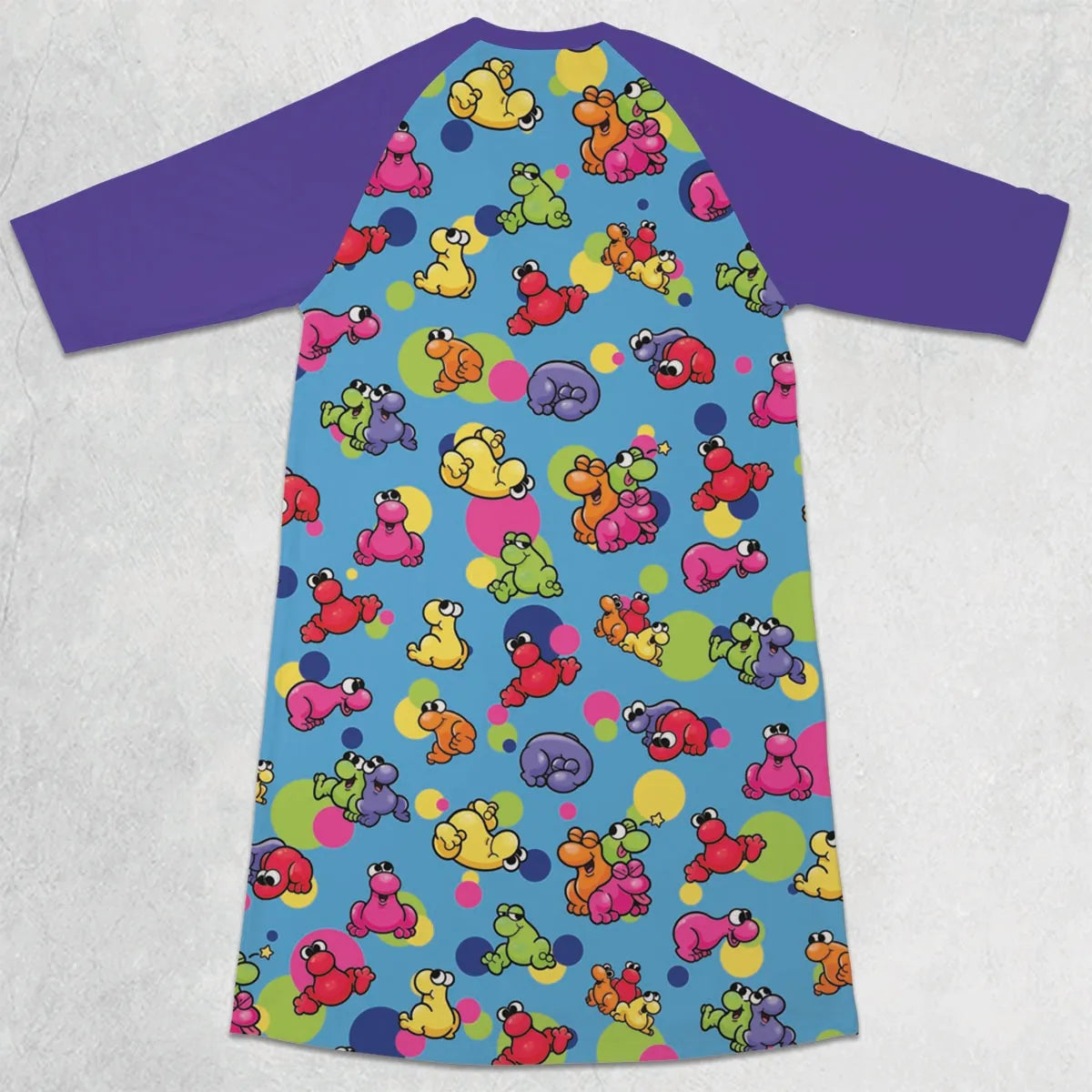 3/4 Sleeve Raglan Dress - HG78TY32