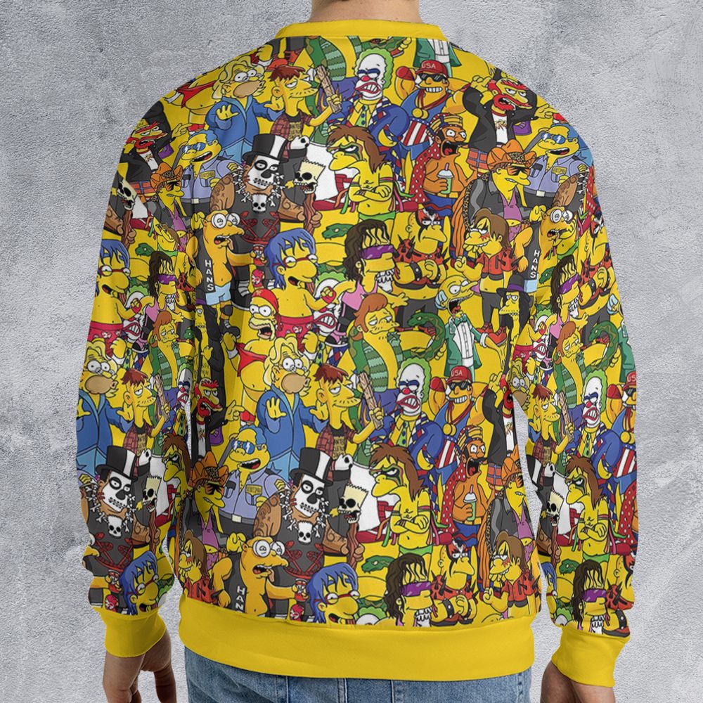 All-over Print Sweatshirt - LFJE78WR -  - 2