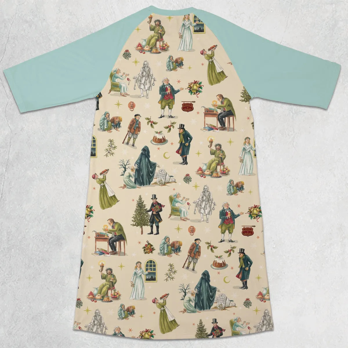3/4 Sleeve Raglan Dress - C21D8XUA