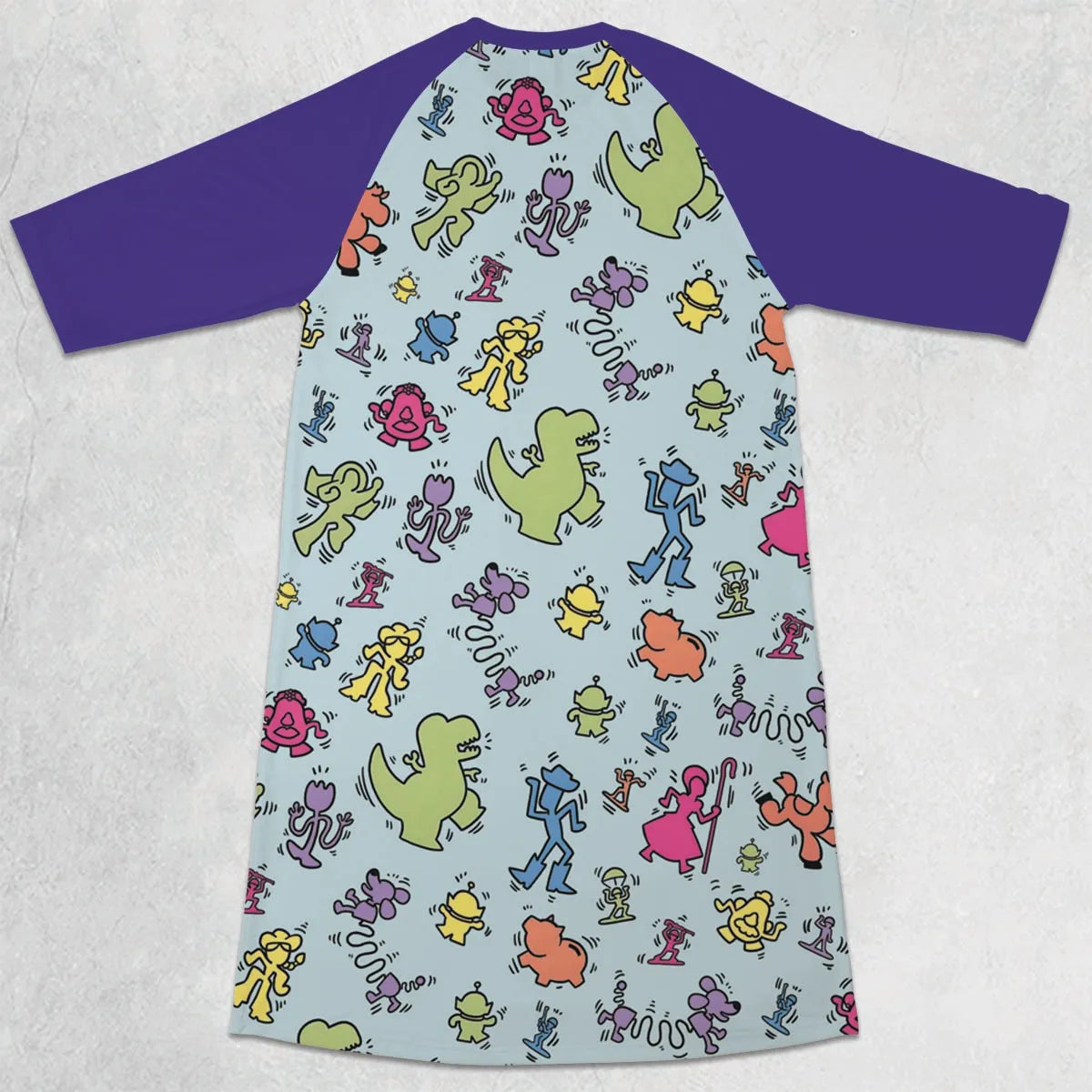3/4 Sleeve Raglan Dress - ZMT44CHT