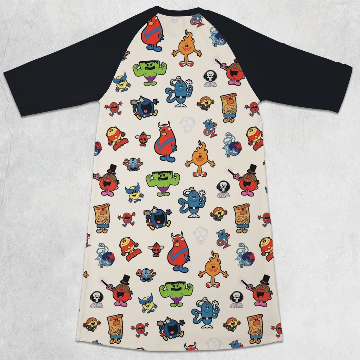 3/4 Sleeve Raglan Dress - S91C73F1