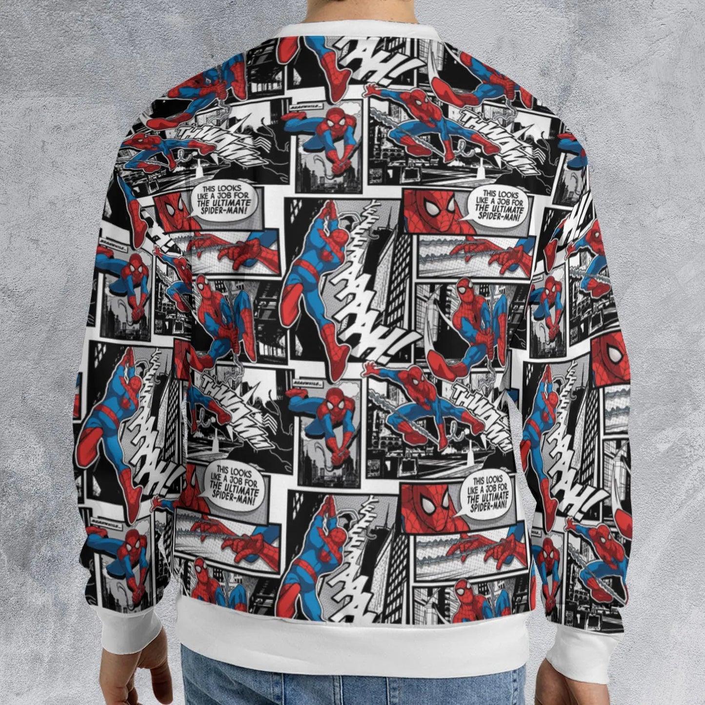 All-over Print Sweatshirt - 9MKZ6WJE