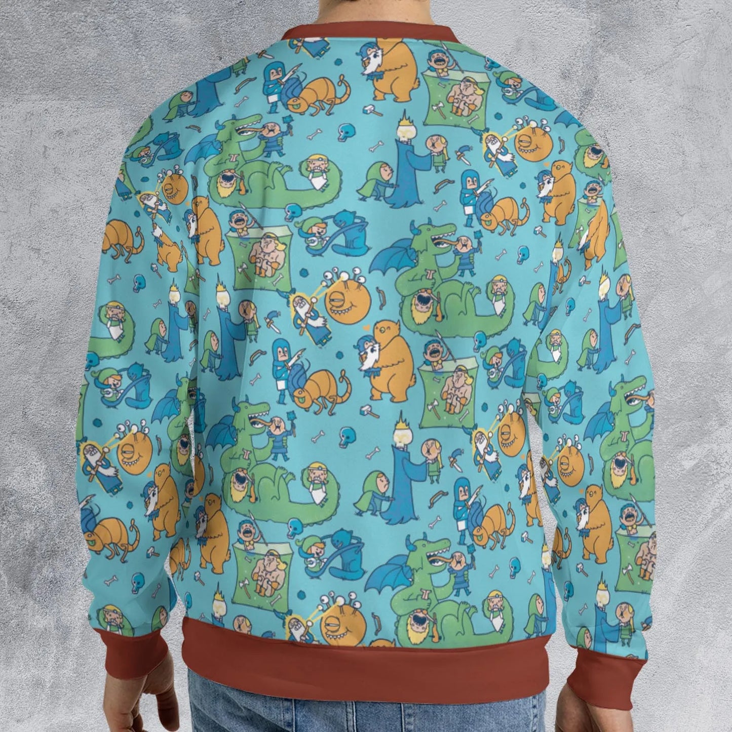 All-over Print Sweatshirt - A7R2HKM6