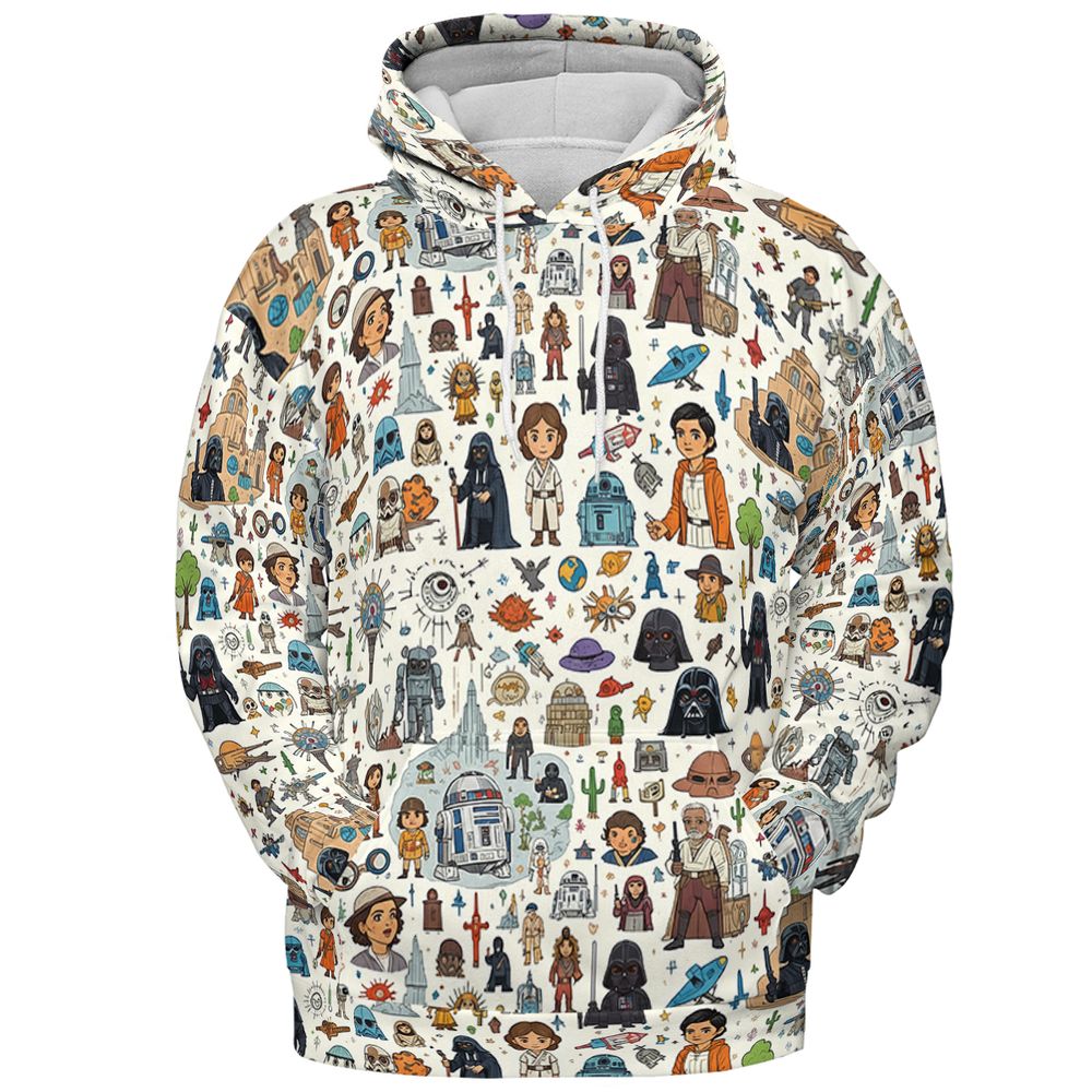 All-over Print Hoodie - Y23AKUB1 -  - 2