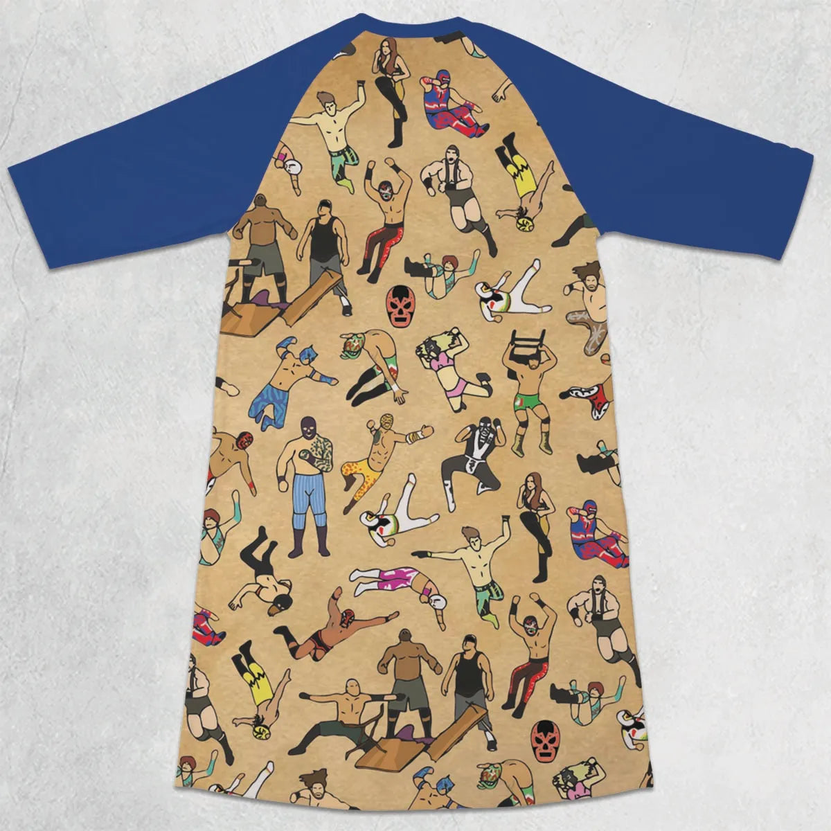 3/4 Sleeve Raglan Dress - TABN1YED