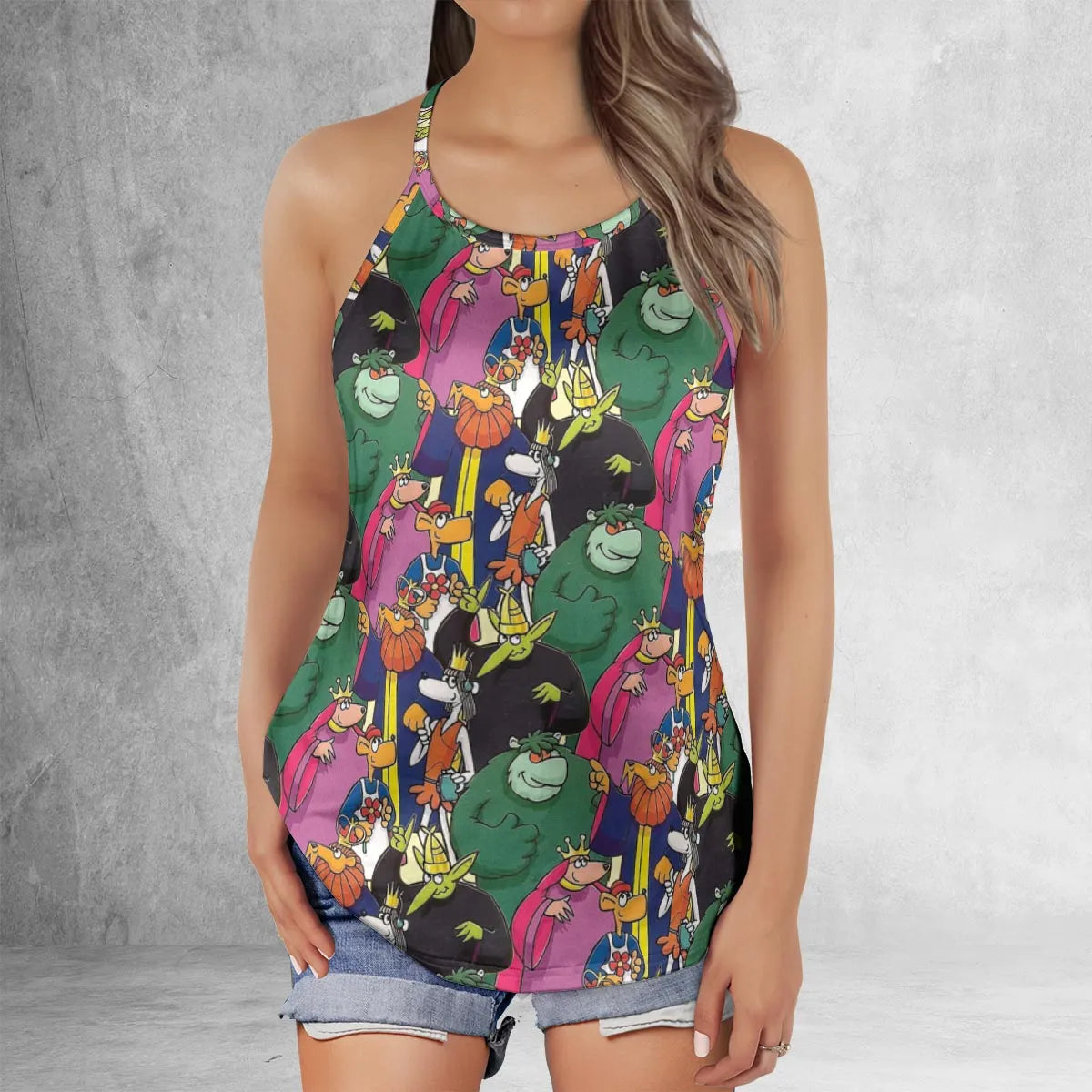 Criss Cross Tank Top - RLCV57YZ