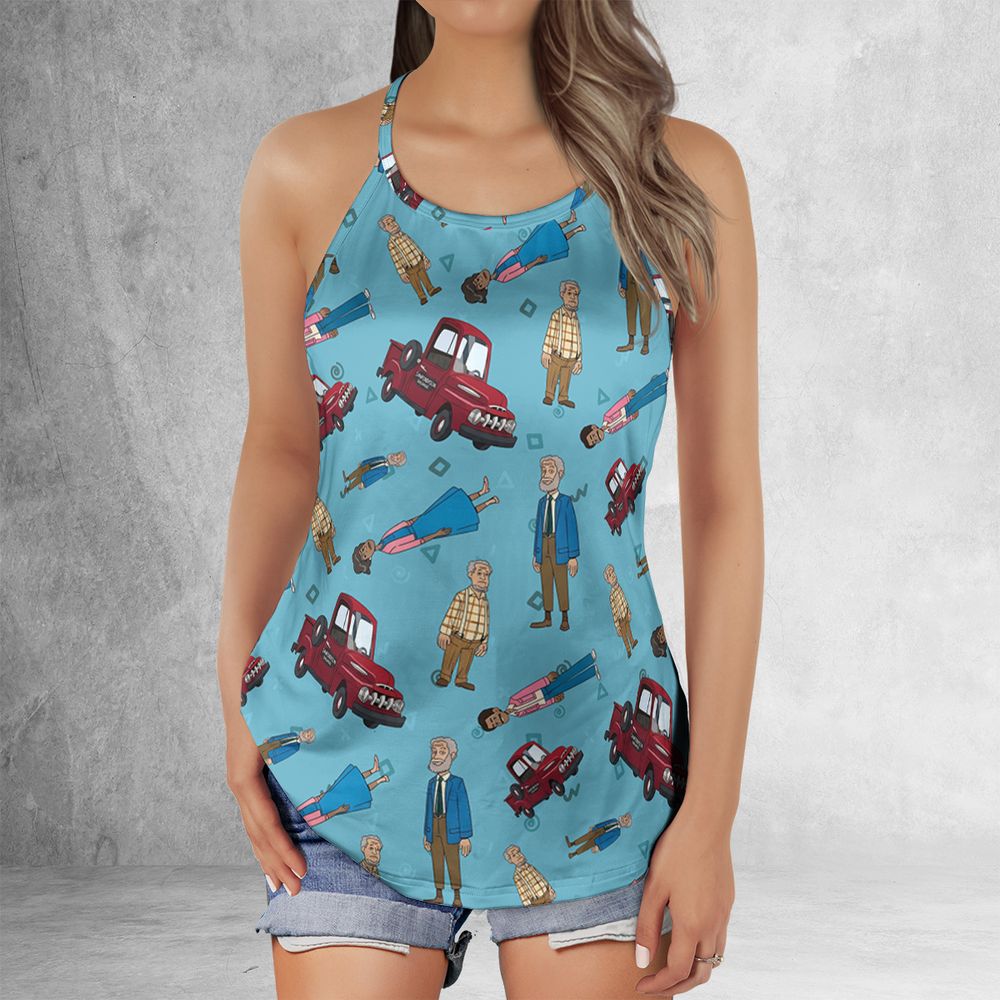 Criss Cross Tank Top - XE7DXKST -  - 2