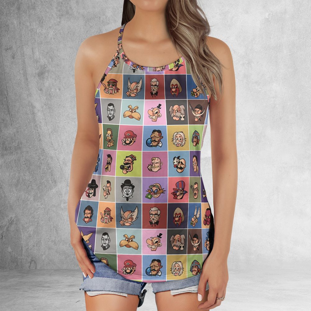 Criss Cross Tank Top - W71DYFPA -  - 2