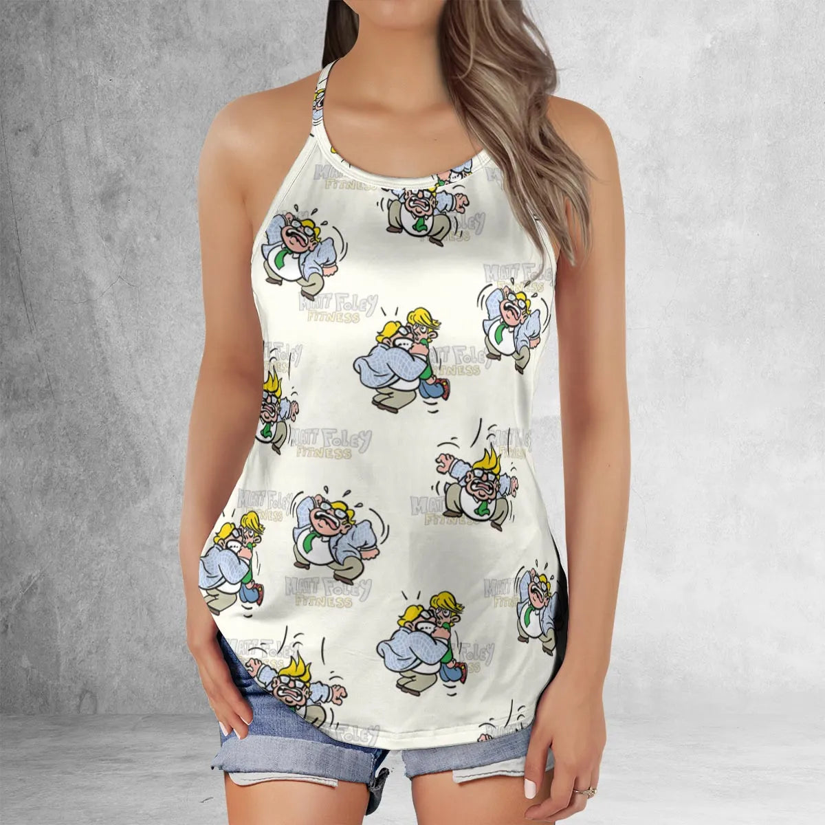 Criss Cross Tank Top - M51UKVDE
