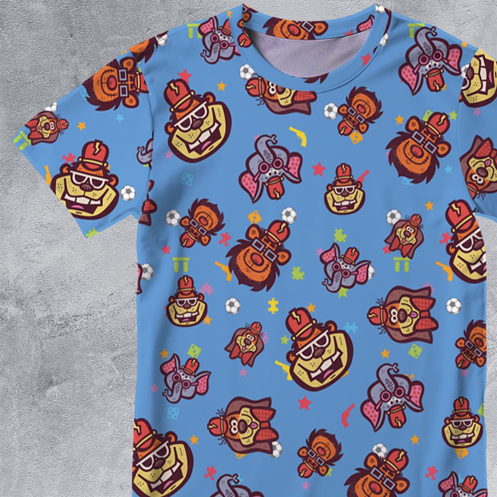 All-Over Print Unisex T-Shirt - J5R85AH3 -  - 2