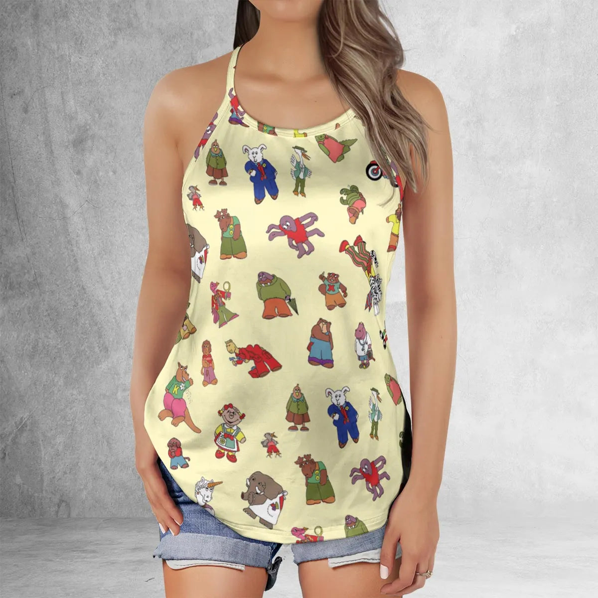 Criss Cross Tank Top - SLXX6FKD