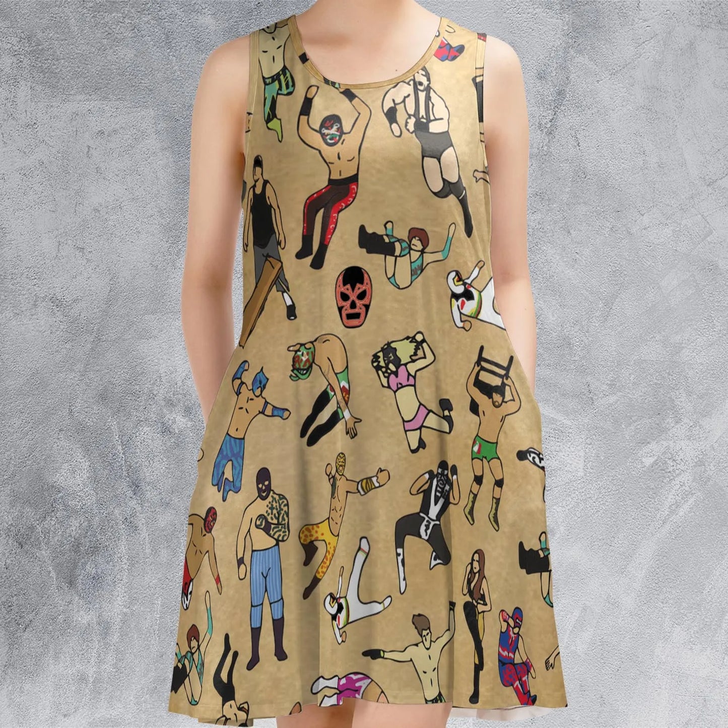 Sleeveless Dress - RJEHMF8P
