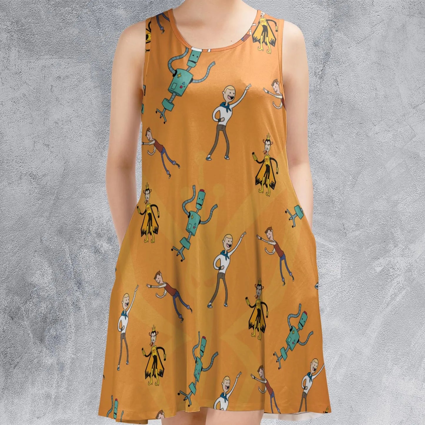 Sleeveless Dress - HN9MGZCS