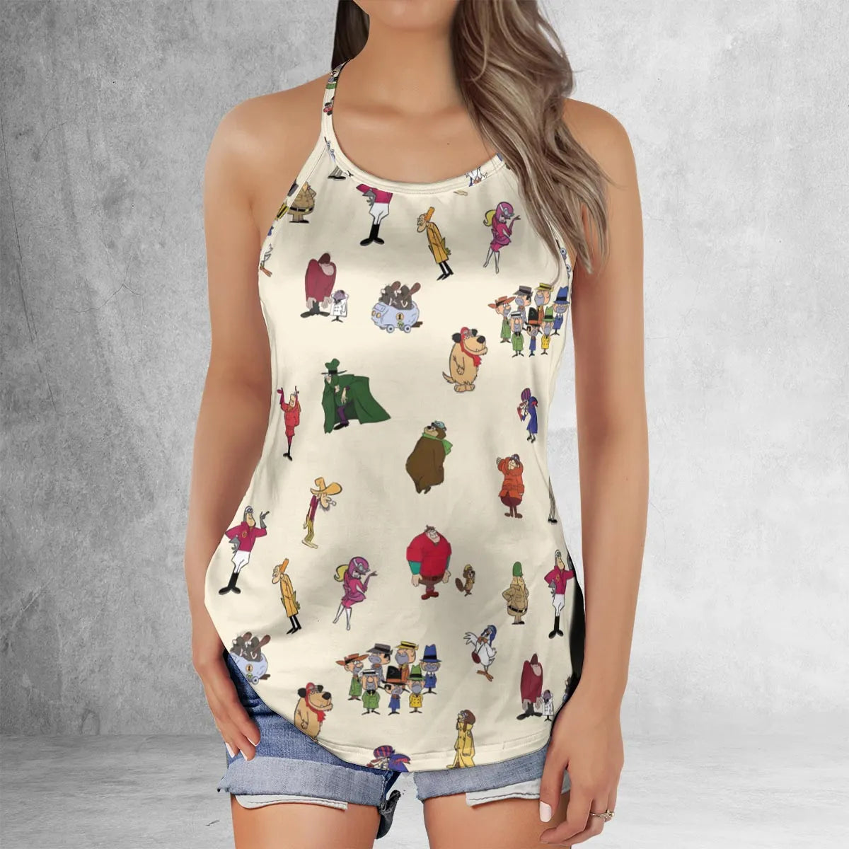 Criss Cross Tank Top - BEWRVXFU